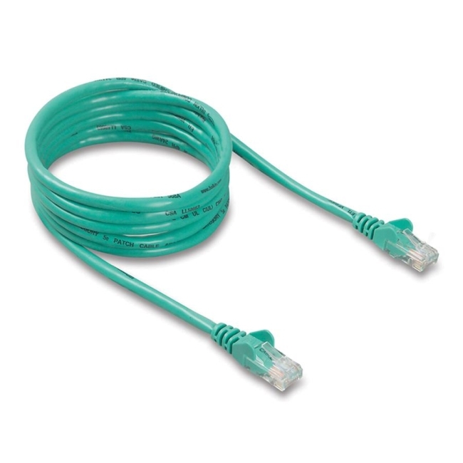 Belkin International, Inc A3L791-14-GRN-S Belkin Cat5e Network Cable