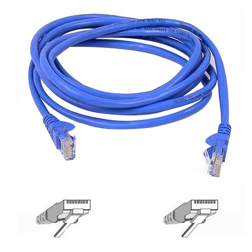 Belkin International, Inc A3L791-15-BLU-S Belkin Cat5e Network Cable