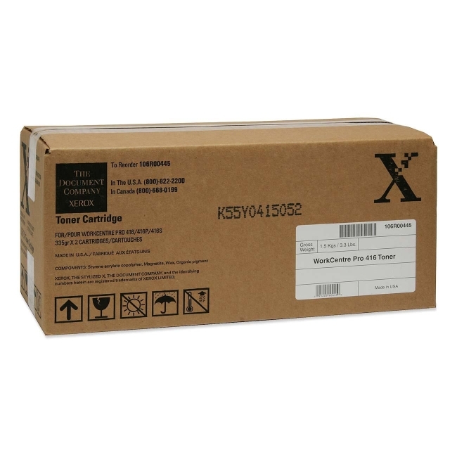 Xerox Corporation 106R445 Xerox Black Toner Cartridge