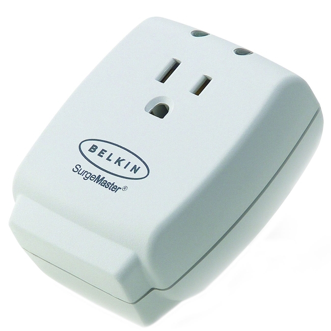 Belkin International, Inc F9H100ACW-DP Belkin 1-Outlet Surge Suppressor