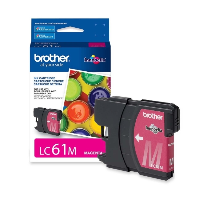 Brother Industries, Ltd LC61M Brother Magenta Ink Cartridge