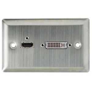 Gefen, Inc WP-HDMI-DVI Gefen 2 Port Audio & Video Combo Faceplate