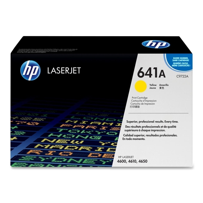 Hewlett-Packard C9722A HP 641A Yellow Toner Cartridge