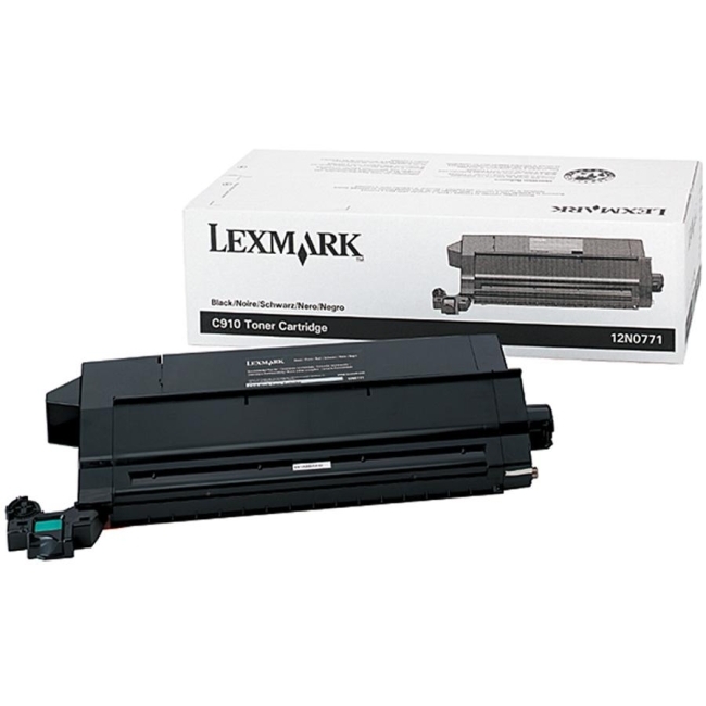 Lexmark International, Inc 12N0771 Lexmark Black Toner Cartridge