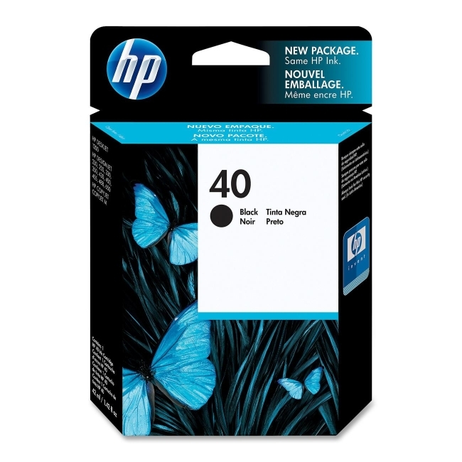 Hewlett-Packard 51640A HP 40 Black Ink Cartridge