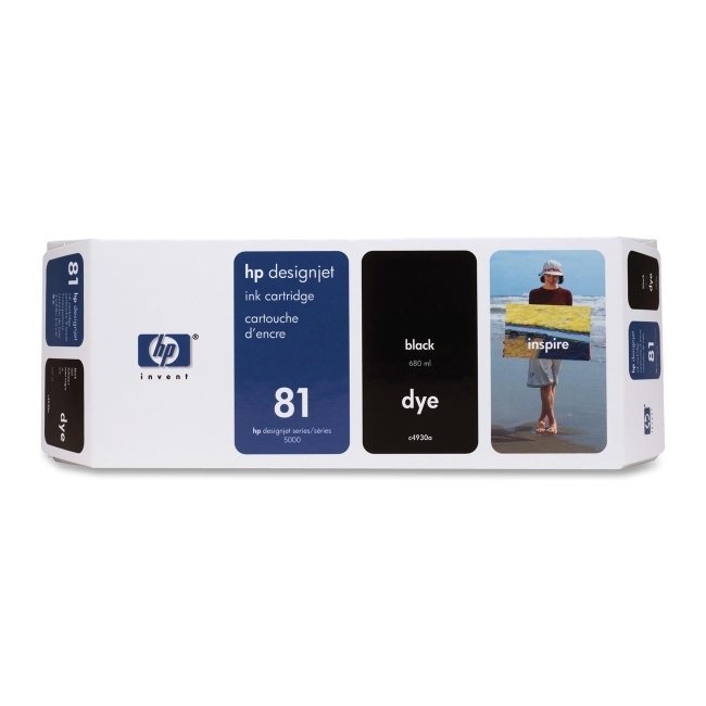 Hewlett-Packard C4930A HP 81 Black Ink Cartridge