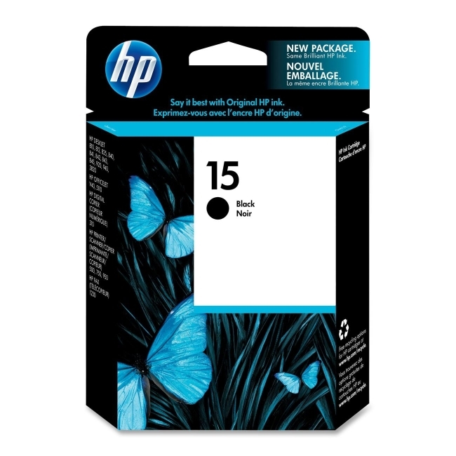 Hewlett-Packard C6615DN HP 15 Black Ink Cartridge