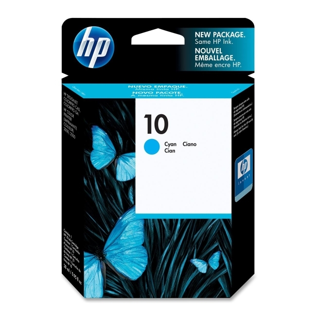 Hewlett-Packard C4841A HP 10 Cyan Ink Cartridge