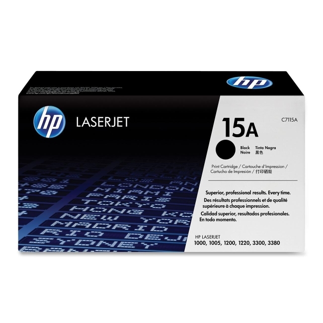 Hewlett-Packard C7115A HP 15A Black Print Cartridge