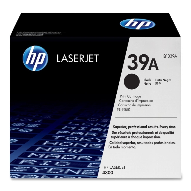 Hewlett-Packard Q1339A HP 39A Black Toner Cartridge
