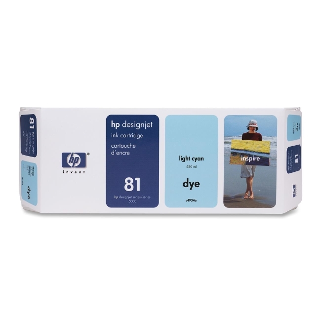 Hewlett-Packard C4934A HP 81 Cyan Ink Cartridge