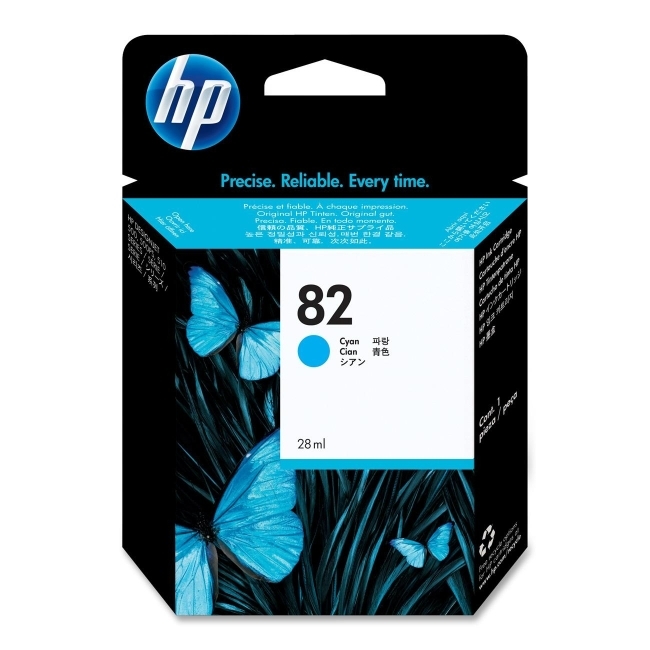 Hewlett-Packard C4911A HP 82 Cyan Ink Cartridge