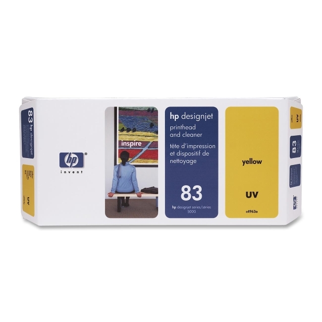 Hewlett-Packard C4963A HP 83 Yellow Printhead/Cleaner
