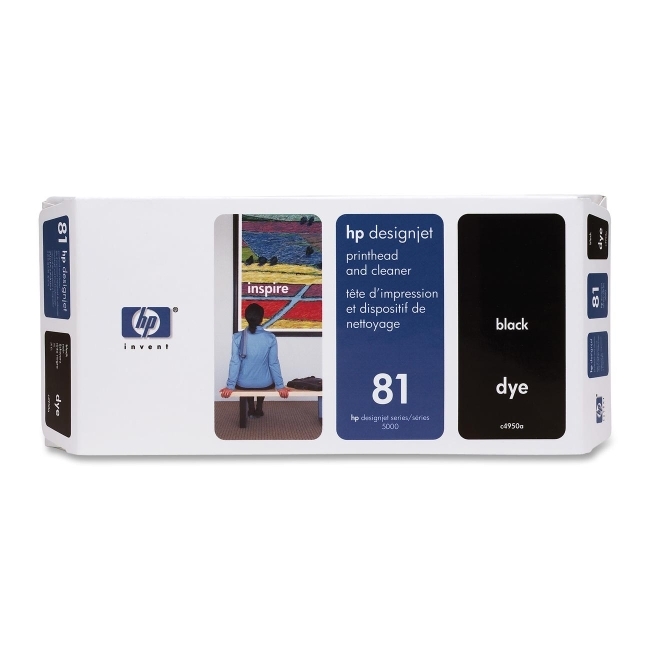 Hewlett-Packard C4950A HP 81 Black Printhead/Cleaner