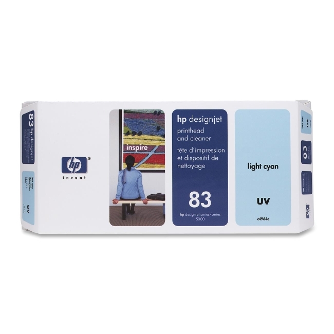 Hewlett-Packard C4964A HP 83 Cyan Printhead/Cleaner