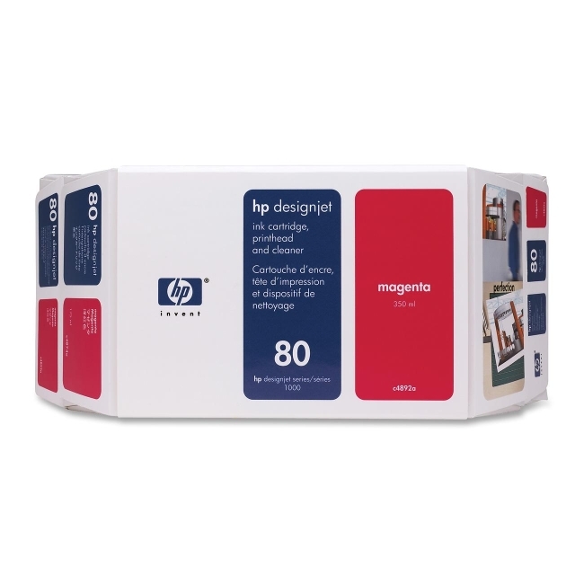 Hewlett-Packard C4892A HP 80 Magenta Ink Cartridge