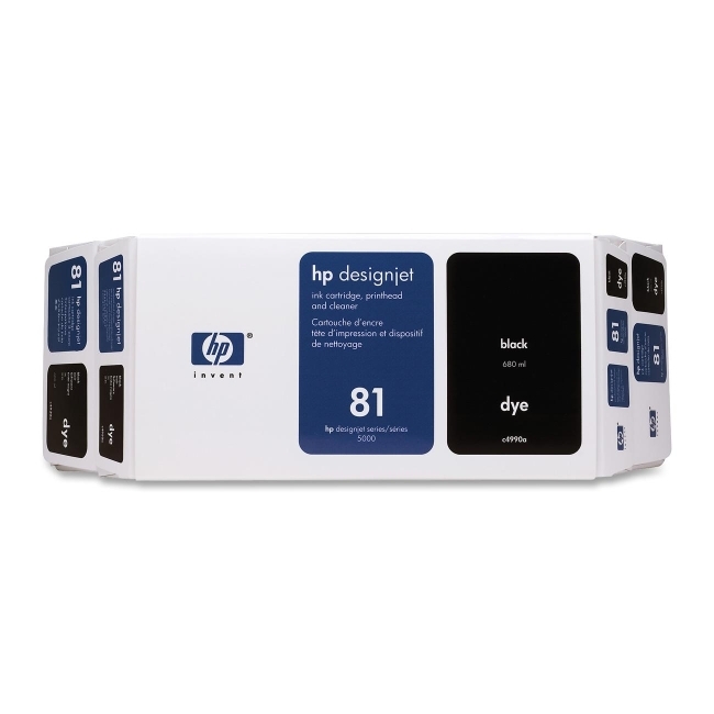 Hewlett-Packard C4990A HP 81 Black Ink Cartridge