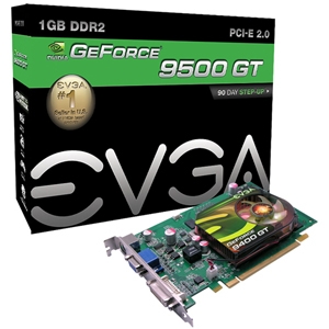 EVGA Corporation 01G-P3-N958-LR EVGA GeForce 9500 GT Graphics Card