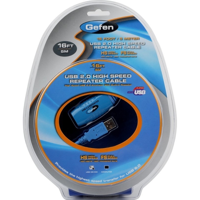 Gefen, Inc CAB-USB-16-RP Gefen Active USB Repeater Cable