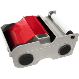 Fargo Electronics 44205 Fargo Resin Red Ribbon and Roller For DTC300 Printer