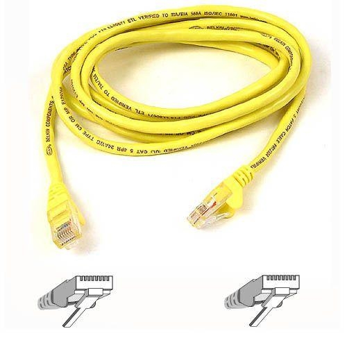 Belkin International, Inc A3L791-03-YLW-S Belkin Cat5e Patch Cable