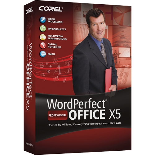 Corel Corporation WPX5PRENDVDUG Corel WordPerfect Office X5 Professional Edition - Upgrade Package - 1 User