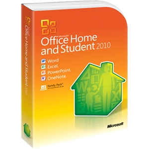 Microsoft Corporation 79G-02144 Microsoft Office 2010 Home & Student - 32/64-bit - Complete Product - 3 User