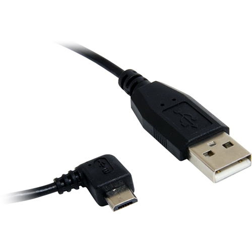 StarTech.com UUSBHAUB1RA StarTech.com 1 ft Micro USB Cable - A to Right Angle Micro B