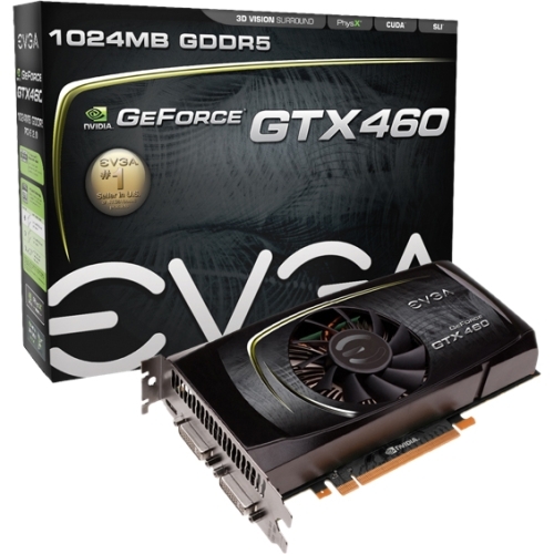 EVGA Corporation 01G-P3-1370-TR EVGA 01G-P3-1370-TR GeForce 460 Graphic Card - 720 MHz Core - 1 GB GDDR5 SDRAM - PCI Express 2.0 x16