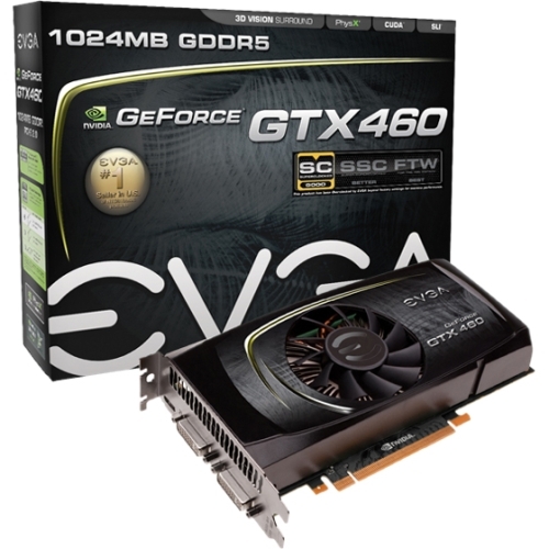 EVGA Corporation 01G-P3-1372-TR EVGA 01G-P3-1372-TR GeForce 460 Graphic Card - 763 MHz Core - 1 GB GDDR5 SDRAM - PCI Express 2.0 x16