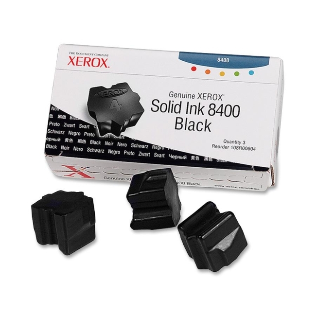 Xerox Corporation 108R00604 Xerox Black Solid Ink Stick
