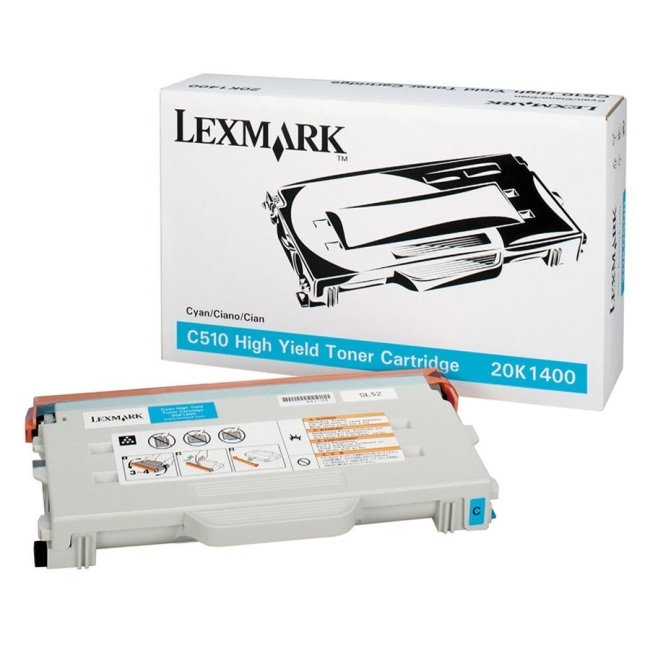 Lexmark International, Inc 20K1400 Lexmark Cyan Toner Cartridge