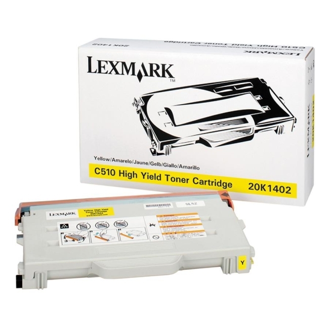 Lexmark International, Inc 20K1402 Lexmark Yellow Toner Cartridge