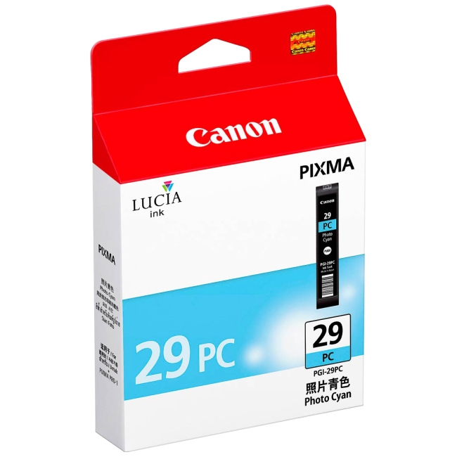 Canon, Inc 4876B002 Canon LUCIA PGI-29PC Ink Cartridge - Photo Cyan