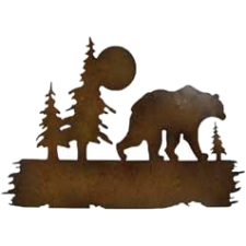 Gardman, Ltd. 8442 Gardman Bear Wilderness Wall Art - 16" L x 25" W