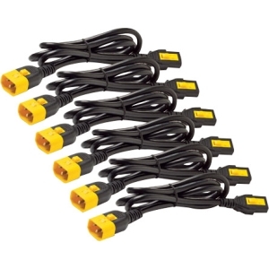 American Power Conversion Corp AP8704S-NA APC Power Cord Kit (6 ea), Locking, C13 to C14, 1.2m, North America