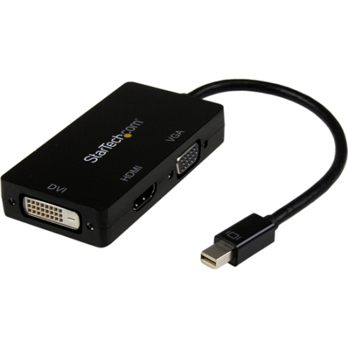StarTech.com MDP2VGDVHD StarTech.com Mini DisplayPort to VGA / DVI / HDMI Adapter - 3-in-1 mDP Converter