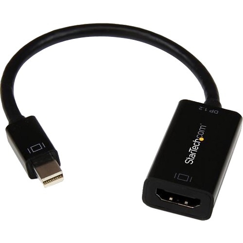 StarTech.com MDP2HD4KS StarTech.com Mini DisplayPort to HDMI 4K Audio / Video Converter - mDP 1.2 to HDMI Active Adapter for UltraBook / Laptop - 4K @ 30 Hz - Black