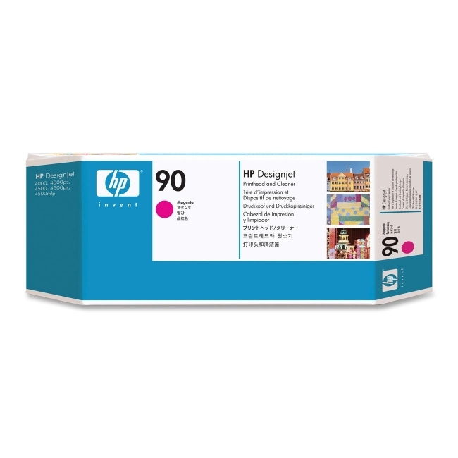 Hewlett-Packard C5056A HP 90 Magenta Printhead and Cleaner