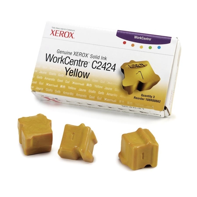 Xerox Corporation 108R00662 Xerox Yellow Solid Ink Sticks