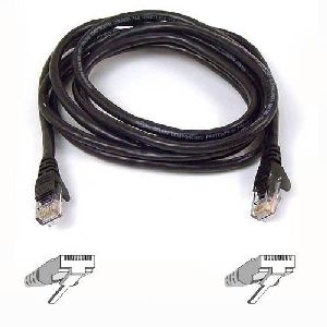Belkin International, Inc A3L980-100-BLKS Belkin Cat. 6 UTP Patch Cable