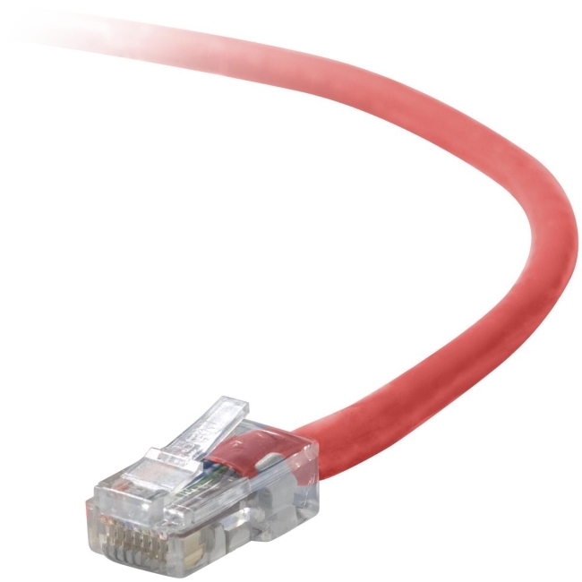 Belkin International, Inc A3L791-08-RED Belkin Cat. 5E UTP Patch Cable