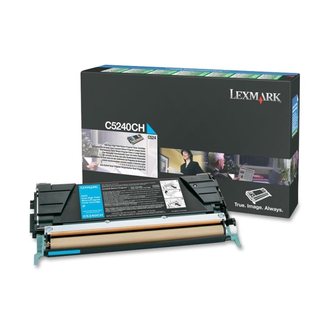 Lexmark International, Inc C5240CH Lexmark Cyan High Yield Return Program Toner Cartridge