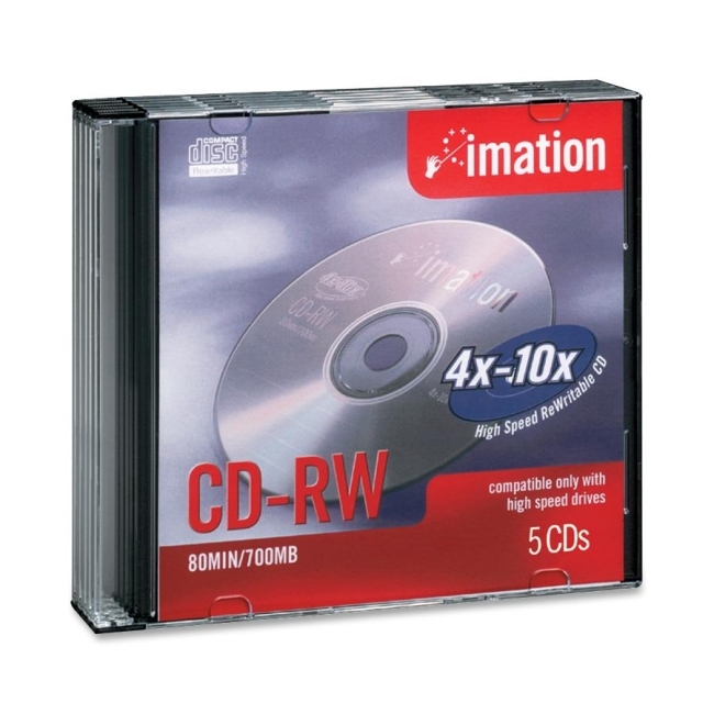 Imation Corp 16950 Imation Branded CDRW Rewritable Discs
